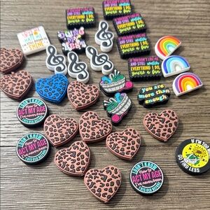 Straight Hole Bead Lot Leopard, Humor Hobby Knit Rainbow Hearts Pen Making Craft